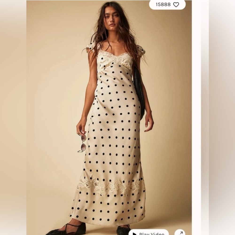 Free People Butterfly Maxi Dress - Tea Combo